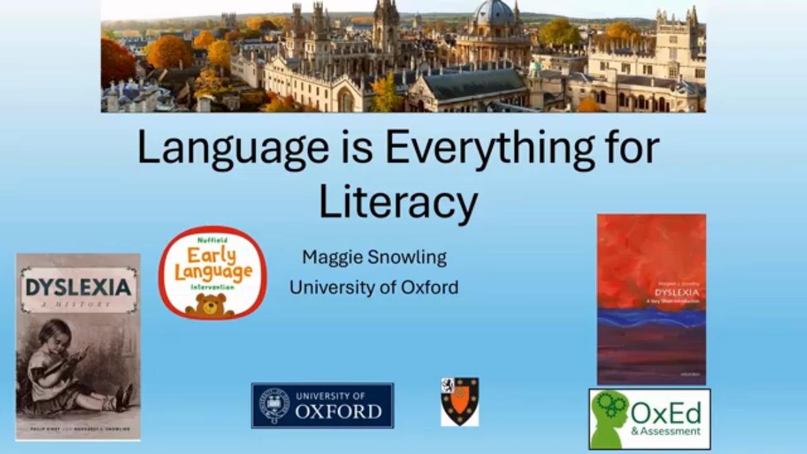 Language is everything to Literacy webinar